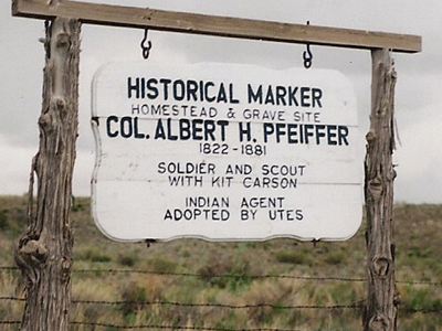 Col. Albert Pfeiffer’s Grave Freemont’s Camp